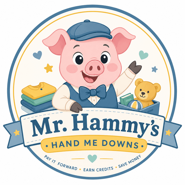 Mr. Hammy's Hand Me Downs logo
